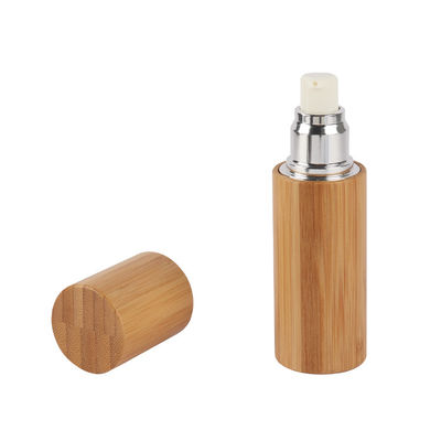 All Inclusive natuurlijke bamboe PP Liner Plating Lotion Flessen Voor Lotion 15ml 20ml 30ml 50ml 80ml 100ml 120ml