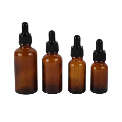 15 ml 20 ml 30 ml 50 ml 100 ml Cosmetische druppelfles Dikke donkere Amber glas tinctuurflessen