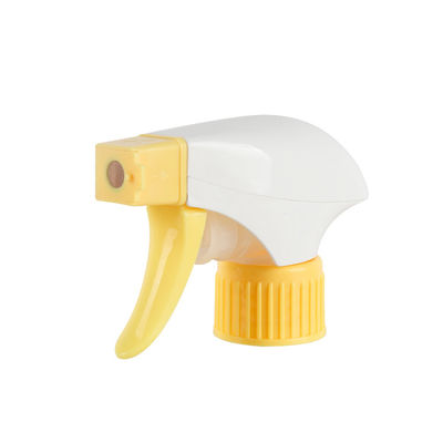 Geel PP alle kunststof trigger sprayer 28/410 Metal Mesh Foam Trigger Sprayer